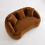 Causeuse incurvée moderne de 65 po x P 39,4 po avec 3 coussins et coussin en mousse compressée-1204966112