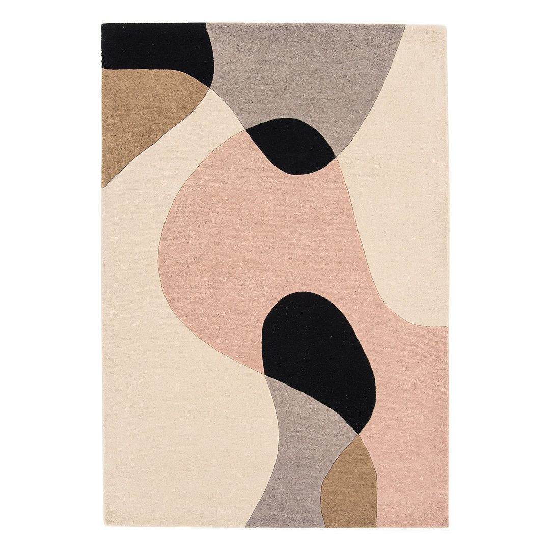 Wade Hand Tufted Wool Beige/Pink Rug