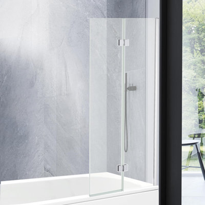 VeeBath Bifold Bath Screen - 1400 x 750mm