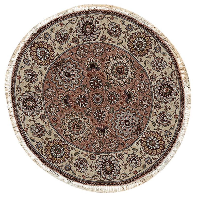 One-of-a-Kind 4' X 4' Hand Knotted Area Rug