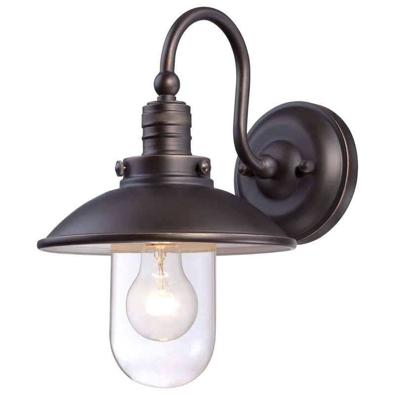 Luminaire de grange d'extérieur Zullo, Bronze huilé