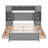  Wooden Bed with All-in-One Cabinet, Built-in Shelf, Practical Design for Maximum Storage Efficiency-878112848