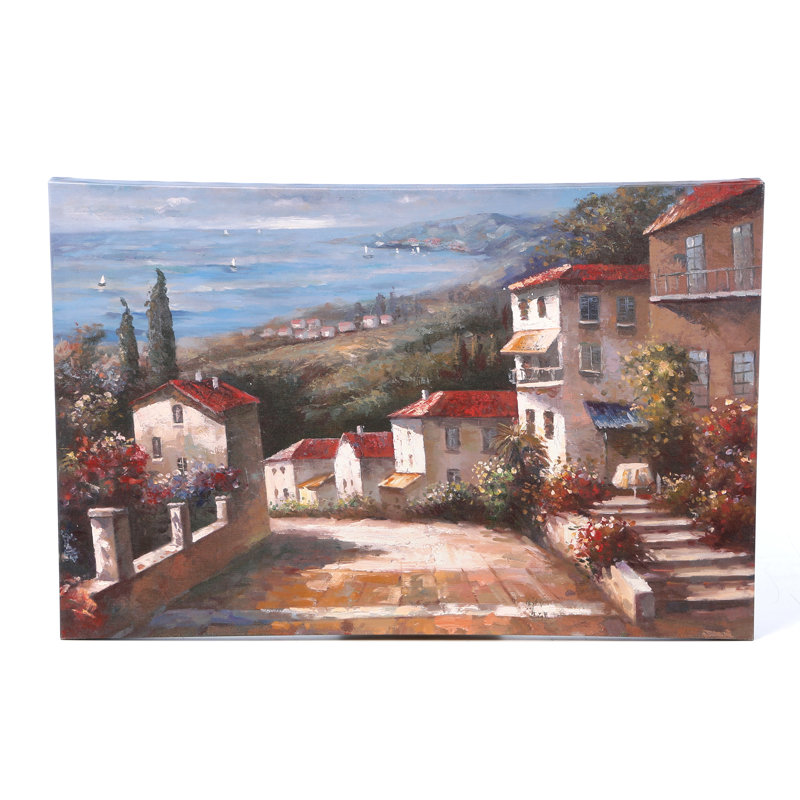 «Tuscany» par Joval, reproduction sur toile tendue, H 24 po x l 36 po x P 2 po