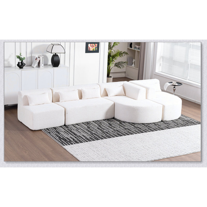 Canapé en polyester confortable pour une vie relaxante et élégante, parfait pour les maisons modernes et les salons confortables