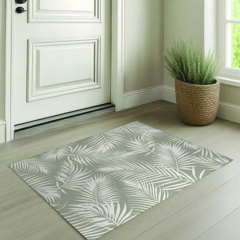 Paillasson Waving Palms, Taupe, L 24 po x L 36 po