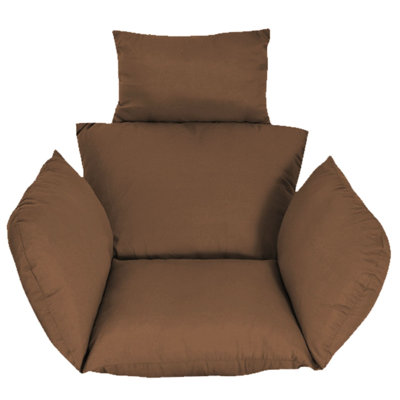 Coussin de fauteuil à œufs épais avec appui-tête pour panier suspendu, coussin souple pour fauteuil à œufs