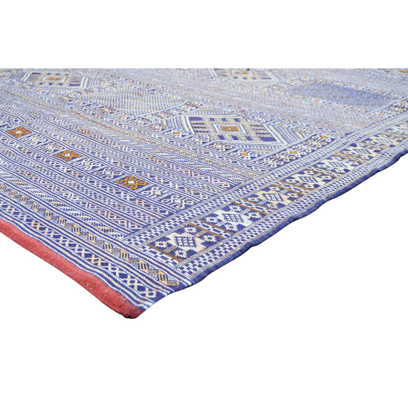 One-of-a-Kind Rectangle 6'4" X 9'8" Hand Knotted Area Rug