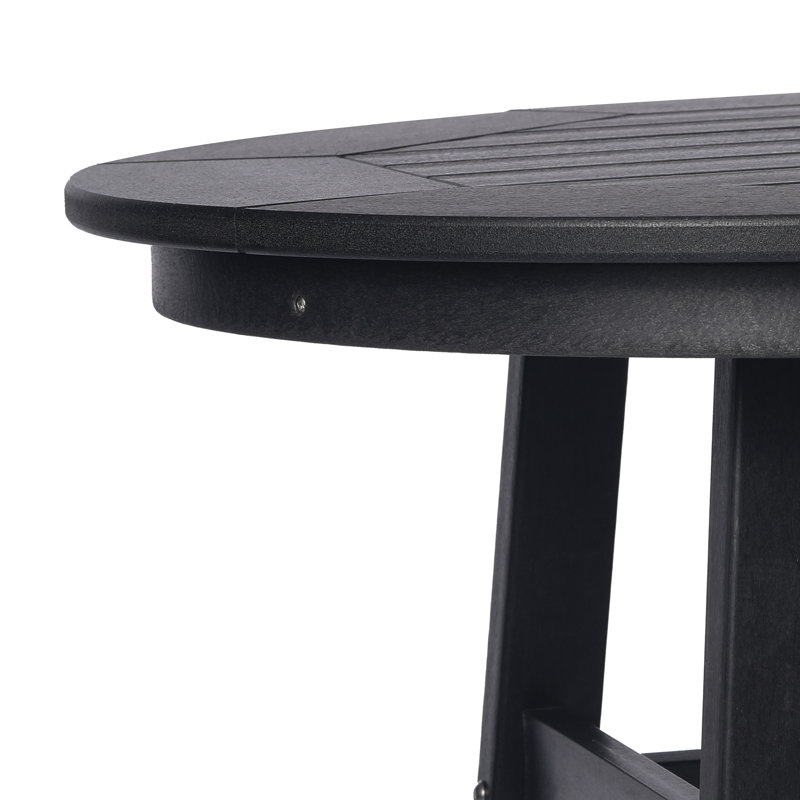 Laguna 5-Piece Round Counter Set, Black
