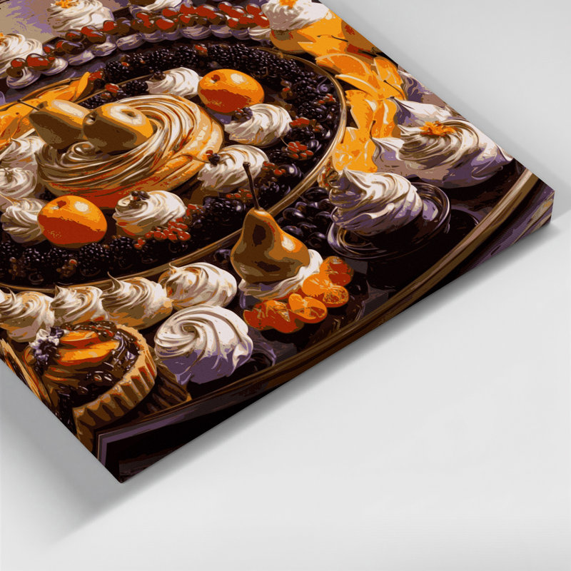 Art mural sur toile Desserts, H 12 po x l 18 po
