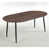 Plateau noyer / base noire