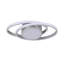 Modern Oval LED 39W Flush Mount Ceiling Light