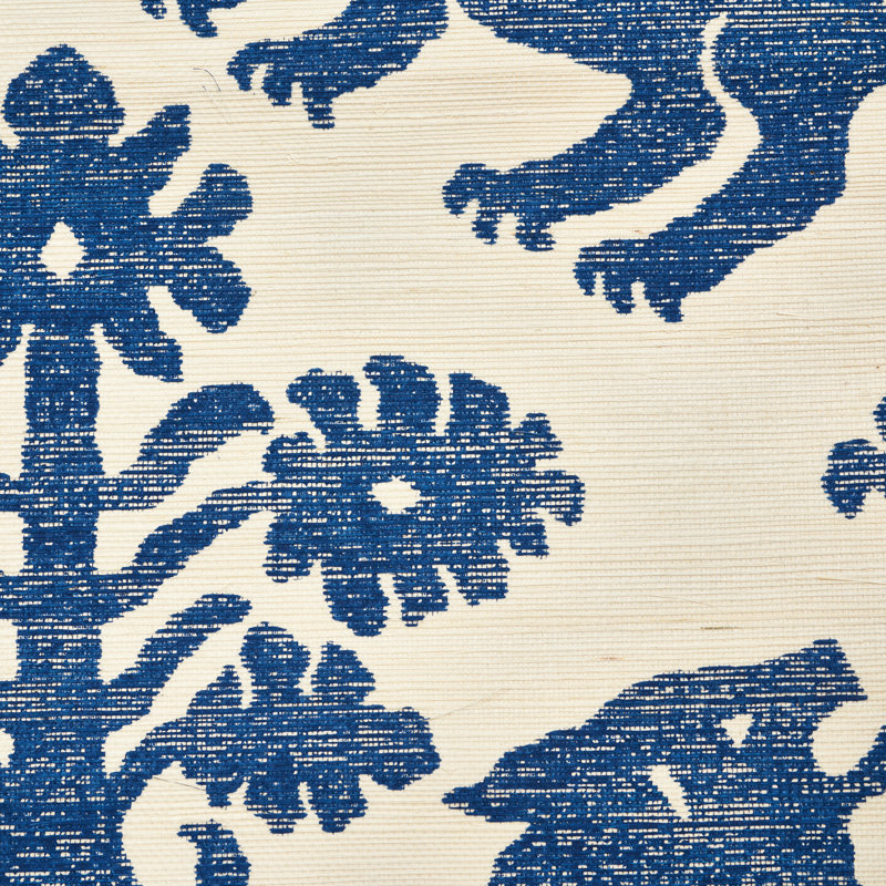 Regalia Sisal Wallpaper, Blue