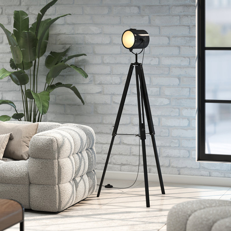 140cm Painted Tripod Floor Lamp