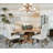 Melida Round Solid Wood Dining Table