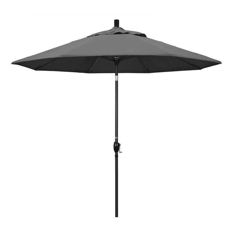 Parasol de marché 9 pi Iuka, Gris anthracite