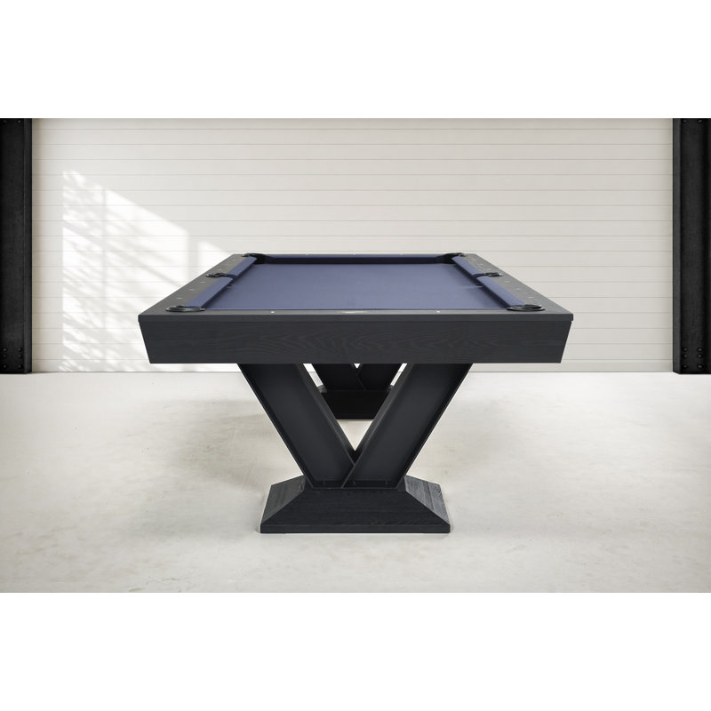 Savant 8' Slate Pool Table In Black Ash