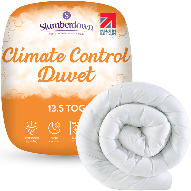 Slumberdown Control 13.5 Tog Machine Washable Winter Duvet, Kingsize