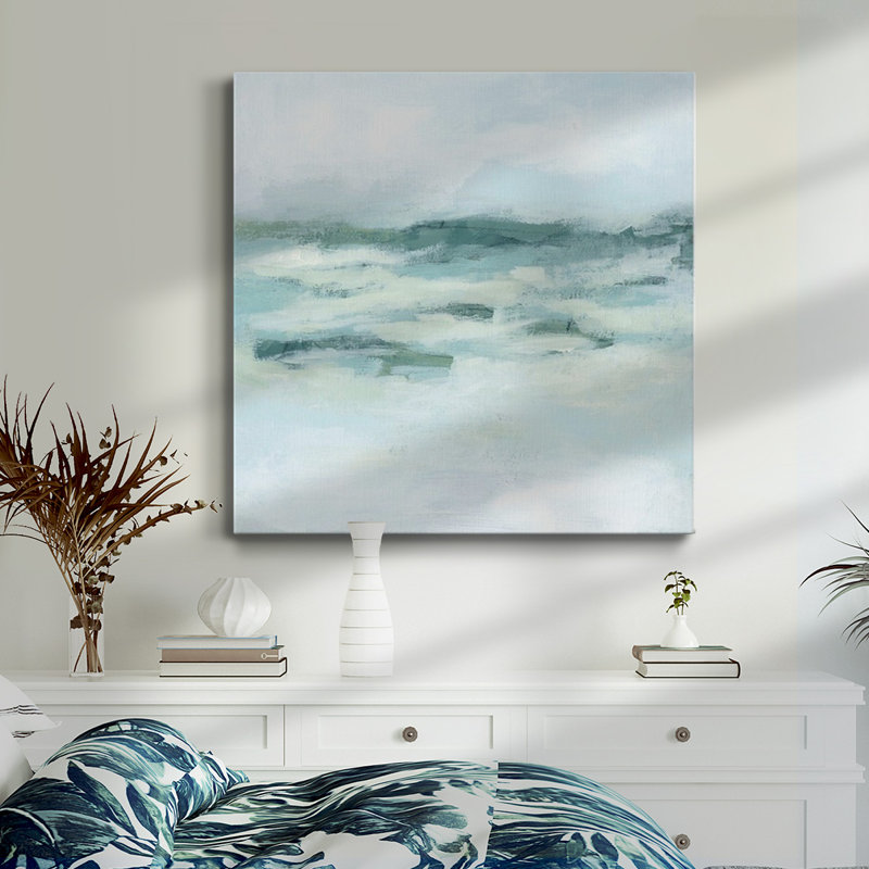 Toile tendue avec châssis Graceful Coast I-Premium - prête à être accrochée