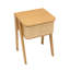 45 cm W Solid Wood Bedside Table-897365003