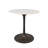 Elegant White 36" Round Marble Top Dining Table with Modern Pedestal Base-2072205455-2072205453-2072205452