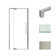 32'' - 36'' W x 76'' H Pivot Semi-Frameless Shower Door with Clear Glass