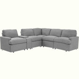 Power Recliner Corner Sofa with USB Ports and Power Socket