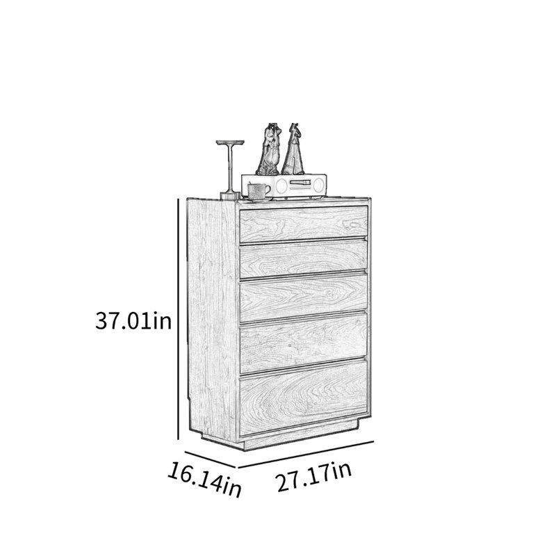 Commode d'appoint de rangement domestique