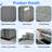 3 In 1 Convertible Sleeper Sofa Bed With Reclining Backrest, Pillows And Side Pockets-556063508