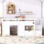 Lit simple, lit mezzanine simple en bois massif avec escalier, tiroir et tablette-2079703348