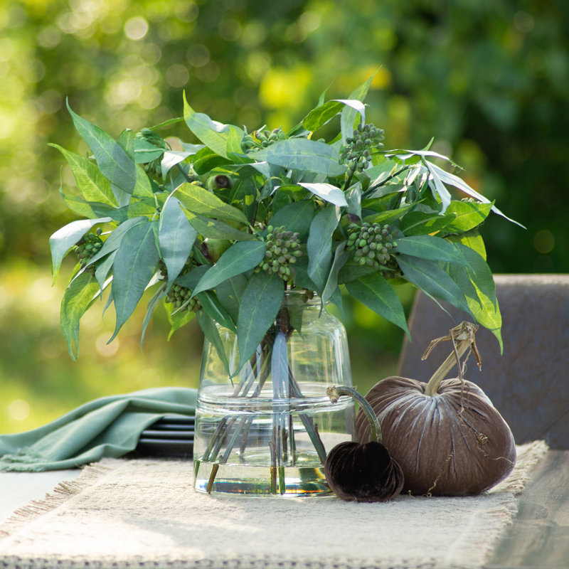 Silk Eucalyptus Arrangement in Vase