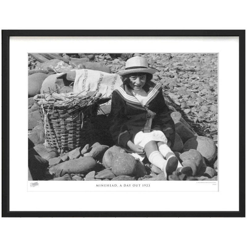 Minehead, A Day Out 1923 - Single Picture Frame Print, 28cm H x 36cm W x 2.3cm D