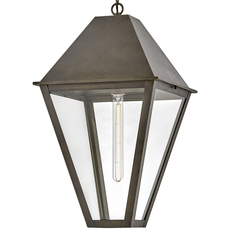 Endsley Single Light Outdoor Aluminum Hanging Lantern