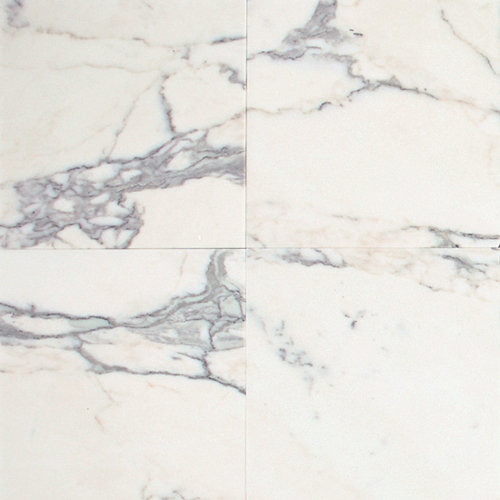 Marble Collection 18" x 18" Polished Natural Stone Field Tile in Calacatta Gold