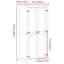Bandla 1 Door Wardrobe