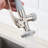 Pull Down In Commercial Kitchen Faucet - Brushed Nickel Modern Hot And Cold Single Handle Sink With For