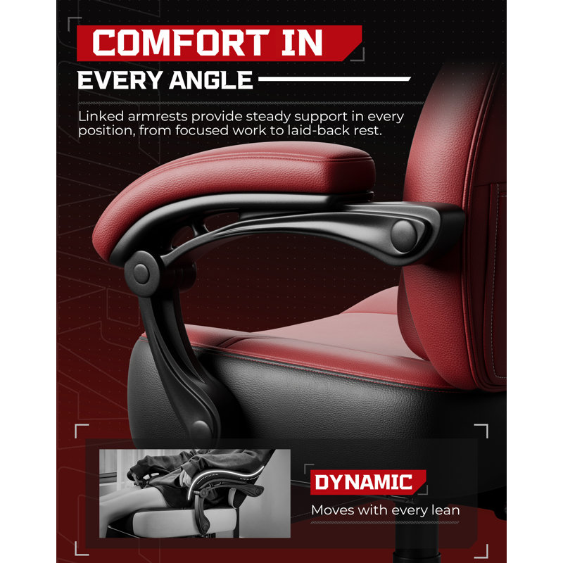 LUCKRACER Game Chair, Red