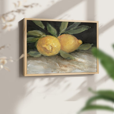 Zesty Lemons I -Framed Print - Restickable