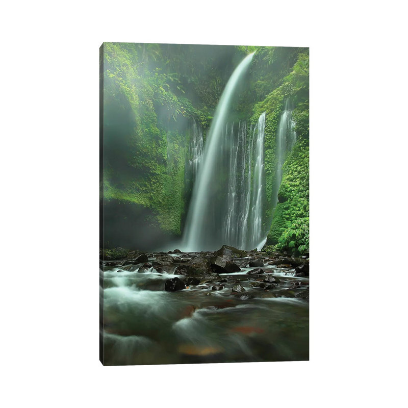 Tiu Kelep by Adhi Prayoga - Painting, 18" H x 12" W x 1.5" D, Wrapped Canvas