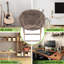 Fauteuil d'appoint pliant avec repose-pieds Marquice-771828332