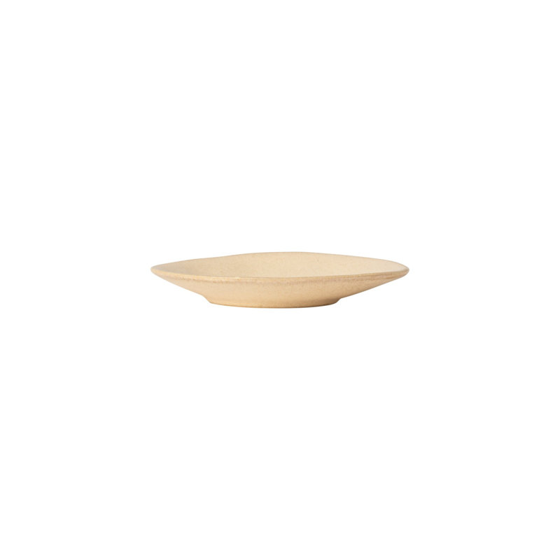 Assiette à hors-d'œuvre en grès Livia, ensemble de 6, Beige