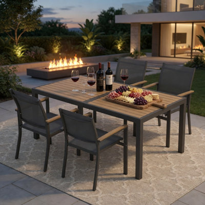 7-Piece Aluminum Patio Dining Set