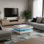 Table basse carrée double épaisseur Living Room