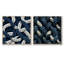 Allegresse - Ensemble de 2 collages abstraits carrés-101847121-101847122