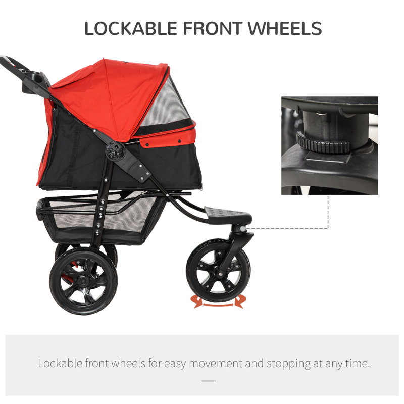 Foldable Pet Jogger Stroller