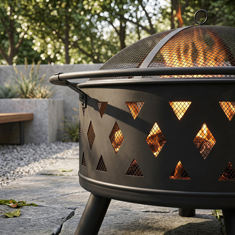 Round Smokeless Fire Pit