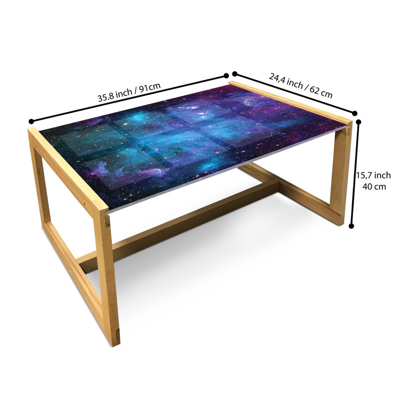 Jacqueling Sled Coffee Table, 90cm H x 62cm W x 40cm D
