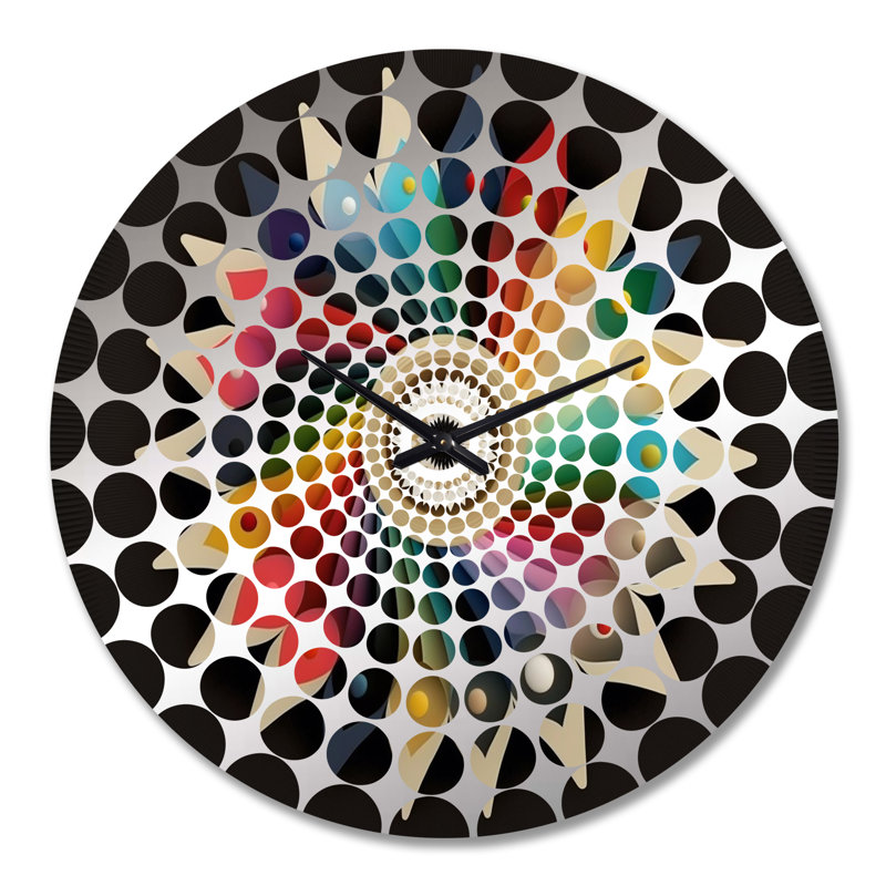 Hadee - Abstract Geometric Wall Clock, Large
