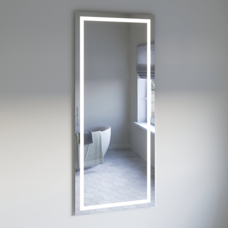 Santo 71" x 30" Frameless LED Bathroom Vanity Mirror