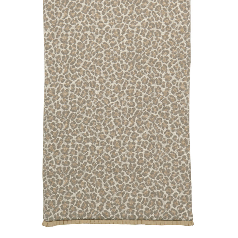 Rayland Handmade Animal Print Table Runnner, 108" L x 16" W 