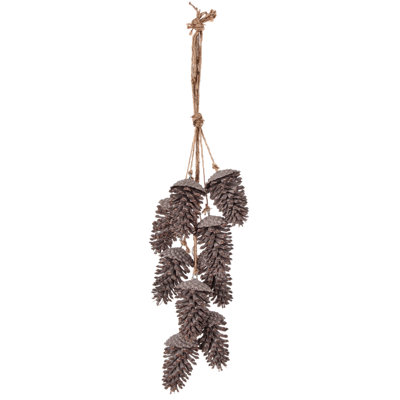 Goutte de chalet d'hiver 30 "avec jute